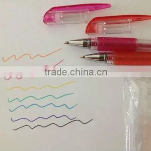 High Quality Factory Direct Selling Multicolor Flash Gel Pen thumbnail-3