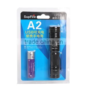 USB Flashlight Torch Light A2 With Zoom thumbnail-3