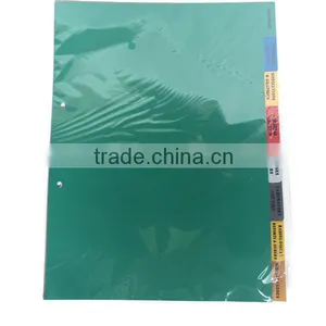 China Wholesale Divider, 8 Pages PP Divider, A4 Size 2 Hole Sheet Protector thumbnail-2
