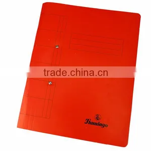 2016 Made in China Wholesale Fashion Design A4 Handmade Paper File Folder With Spring Clip thumbnail-3