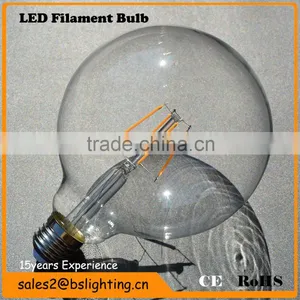 Newest G45 G80 G95 G125 E27 E26 B22 Led Filament Bulb, 4W Led Filament Lamp thumbnail-5