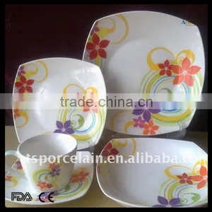 30pcs Square Porcelain Dinner Set thumbnail-1