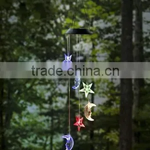 Dragonfly Decorative Led Solar Color Changing Acrylic Wind Chime Quality Choice thumbnail-6