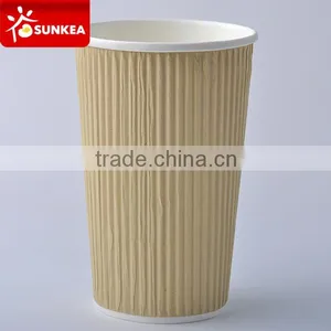 Decorative Ripple Wall Paper Coffee Cup thumbnail-4