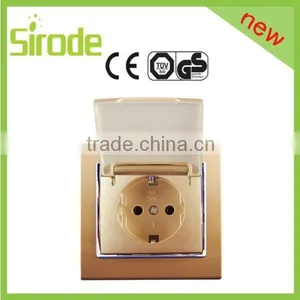 Waterproof Power Usage Plug Socket Outlet With Shelter thumbnail-1