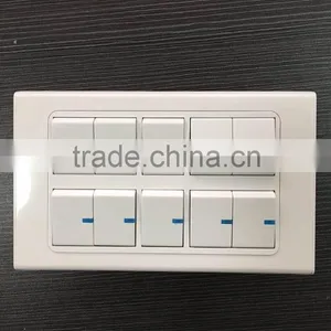 Pakistan Wall Switch 8+2 Gang Switch Plate thumbnail-1