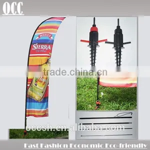 Floor Flag Stand Garden Advertising Banners thumbnail-1