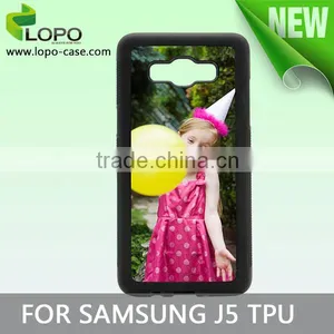 High Quality DIY Customized Blank Printing TPU Rubber Sublimation Phone Case for Samsung Galaxy J5 thumbnail-2