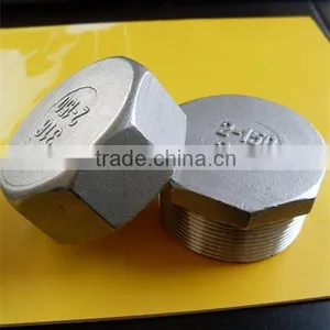 Stainless Steel Pipe Fitting 2 Inch Hexagon Cap thumbnail-2