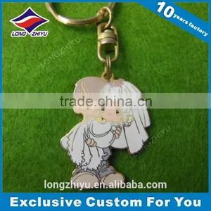 Enamel Colored Key Cartoon Keychain With Your Own Design thumbnail-4