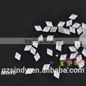 Korean Style Glass Resin Stone Opal Color Decorative Stones ZX:SZ573 thumbnail-4