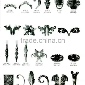 Top-seling Hand Forged Wrought Iron Gate Parts LB06-F-F-0016 thumbnail-1