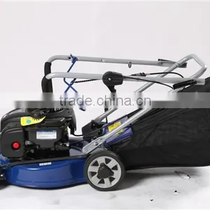 China 16inch Wheel Adjustable Grass Cutting B&S B450E American Gasoline Engine Wholesale Manual Cheap Mini Lawn Mower for Sale thumbnail-4