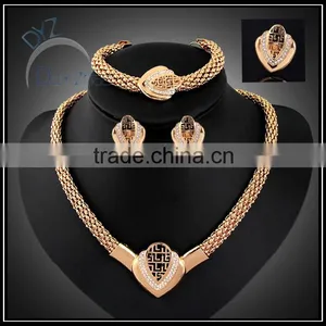 Wholesale Gold Plated Colored Gemstone Jewelry Set for Women thumbnail-1