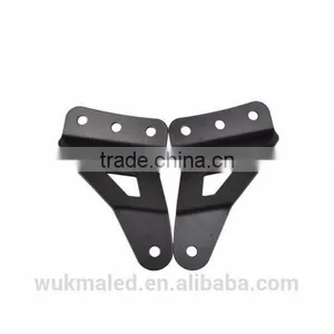 2pcs 50" Curved LED Light Bar Mount Brackets Windshield Fits 2007-2013 Chevy/GMC thumbnail-6
