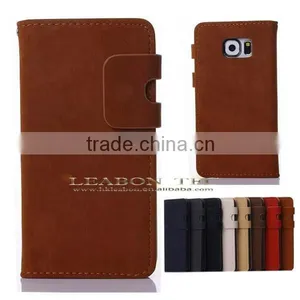 2015 New Design Hot New Galaxy s6 Case, 2015 for Samsung Galaxy s6 Leather Case thumbnail-4