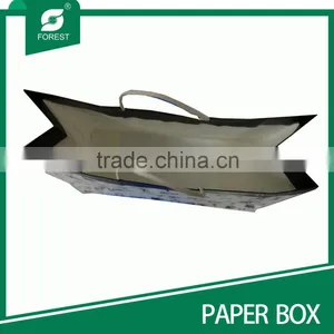 100% RECYCLABLE PAPER BAG FOR GARMENTS WITH HANDLE thumbnail-3