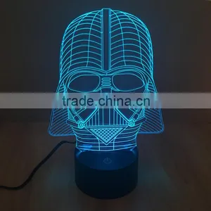 7 Color Changing LED 3D Table Lamp thumbnail-5