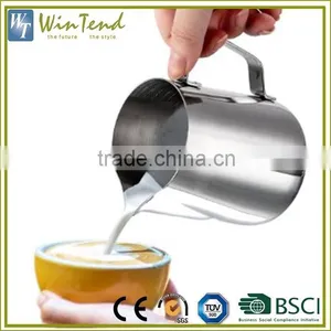 Steaming Coffe Latte 350ml 450ml 1000ml Easy Clean Stainless Steel Milk Frothing Pitcher thumbnail-1