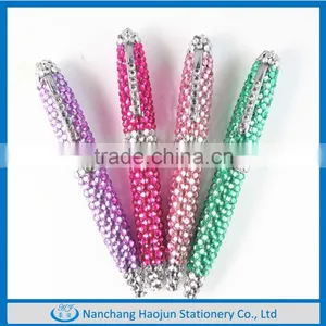2014 Mini Crystal Capped Metal Ball Pen Mini Gift Pen thumbnail-1