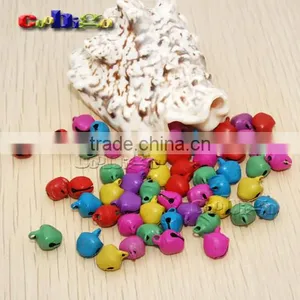 6mm JINGLE BELLS Beads Christmas Craft Bell For Tree Cat Collar Mix Colorful #FLQ095 thumbnail-2