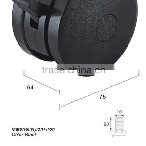 Guangzhou Furniture Wholesale1.5 Inch Caster Wheel thumbnail-3