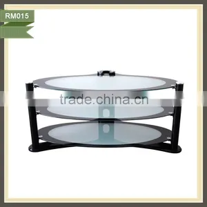 tv Stand With Led Lighting Used Oval Glass tv Stand thumbnail-1