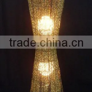 Modern Style Natural Cane Floor Lamp/lights With On/off Switch thumbnail-1