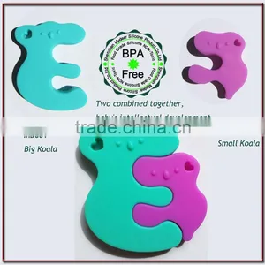 Custom Silicone Teether Jewelry/Baby Chew Sensory Soft Toys thumbnail-6