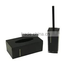 Plastic Purple Black White Red Toilet Brush With Diamond thumbnail-3