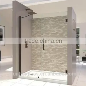 Flat Glass Frameless Pivot Folding Shower Door thumbnail-5