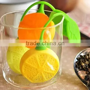 Silicone Tea Strainer Approved by FDA , Lemon Shape Silicone Tea Strainer thumbnail-1