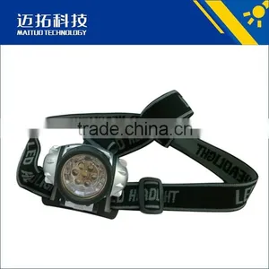 7LED Headlamp Plastic 3*AAA Battery LED Headlight thumbnail-1
