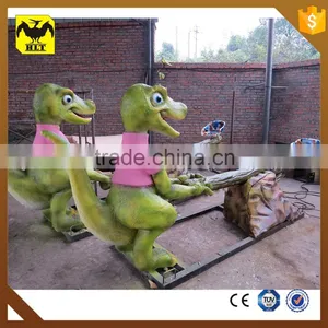 HLT Animatronic Cartoon Dinosaur Seesaw for Playground thumbnail-3