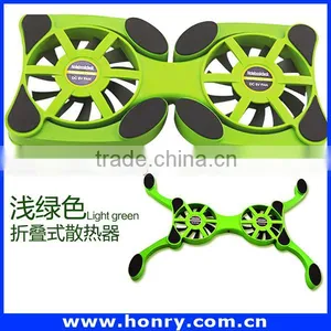 2016 Hot Selling 2 Fans Laptop Cooling Pad / Folding Laptop Cooler / USB Laptop Cooler thumbnail-3