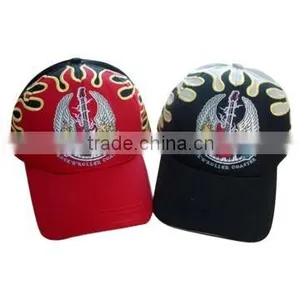 Custom Design Flame Embroidery Baseball Cap thumbnail-1