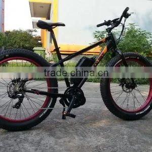 26inch Electric Beach Cruiser Bicycle Boys Fat Tire Snow Bicycle thumbnail-3