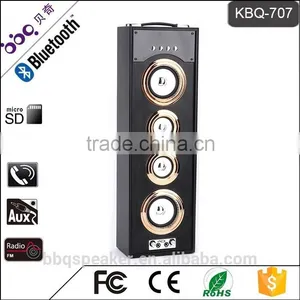 BBQ KBQ-707 36W 3000mAh Bluetooth Outdoor Speaker With Wireless Mic thumbnail-2