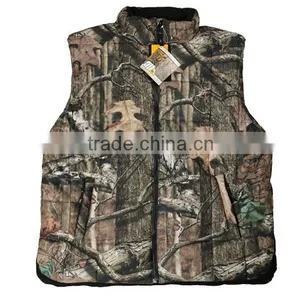 Custom Camo Fleece Lining Hunting Vest thumbnail-3