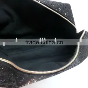 2015 New Fashion Black Giltter Cosmetic Bag thumbnail-1