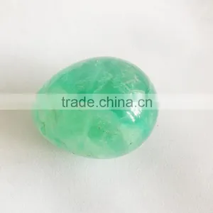 Wholesale Price Green Fluorite Egg For Home Decoration Energy Balance thumbnail-1