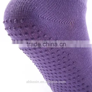 Wholesale Open Toe Indoor Yoga Grip Non Slip Ankle Socks thumbnail-2