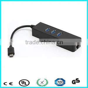 AX88179 USB3.1 Gigabit Rj45 Converter Type c Usb Ethernet Adapter for Macbook thumbnail-1