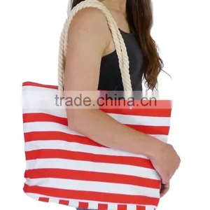 Factory Wholesale Cotton Canvas Beach / Tote Bag thumbnail-5