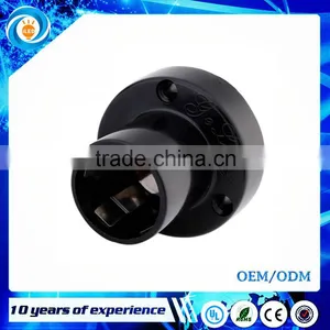 E27 Screw Base Round Plastic Light Bulb Aging and Testing E27 Lamp Holder Adapter Base thumbnail-1