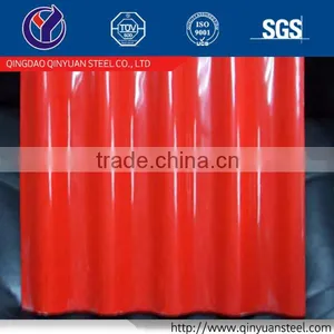 Color Coated Galvanized Corrugated Steel Sheet thumbnail-1