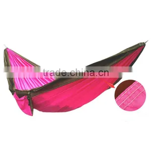 Portable Outdoor Swing Fabric Camping Hanging Hammock Parachute Bed Parachute Nylon Hammock thumbnail-3
