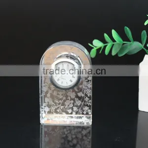 Small Crystal Decorative Desktop Clock thumbnail-2