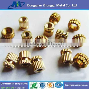 China Factory High Precision Various Brass Knurled Inserts Brass Threaded Inserts thumbnail-1