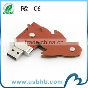 Leather Swivel Usb Flash Drive /leather Swivel Usb3.0 thumbnail-1